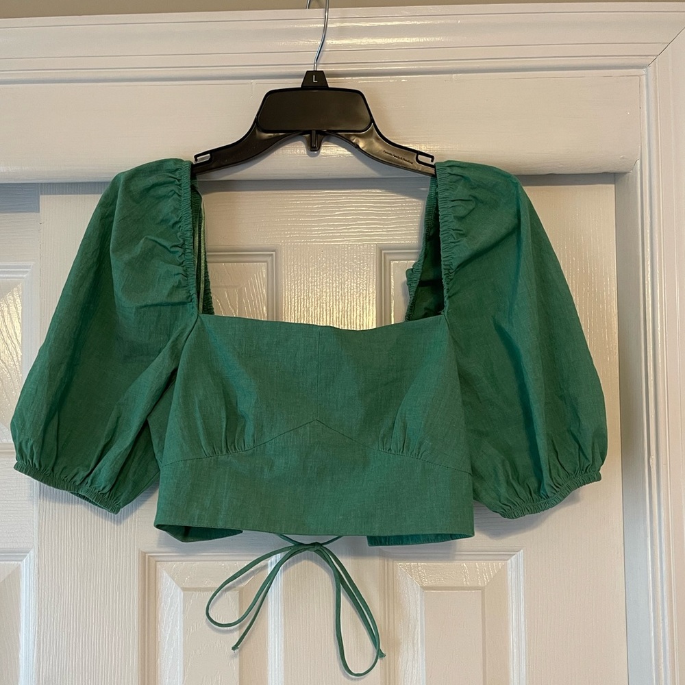 Zara Tie Back Crop Top